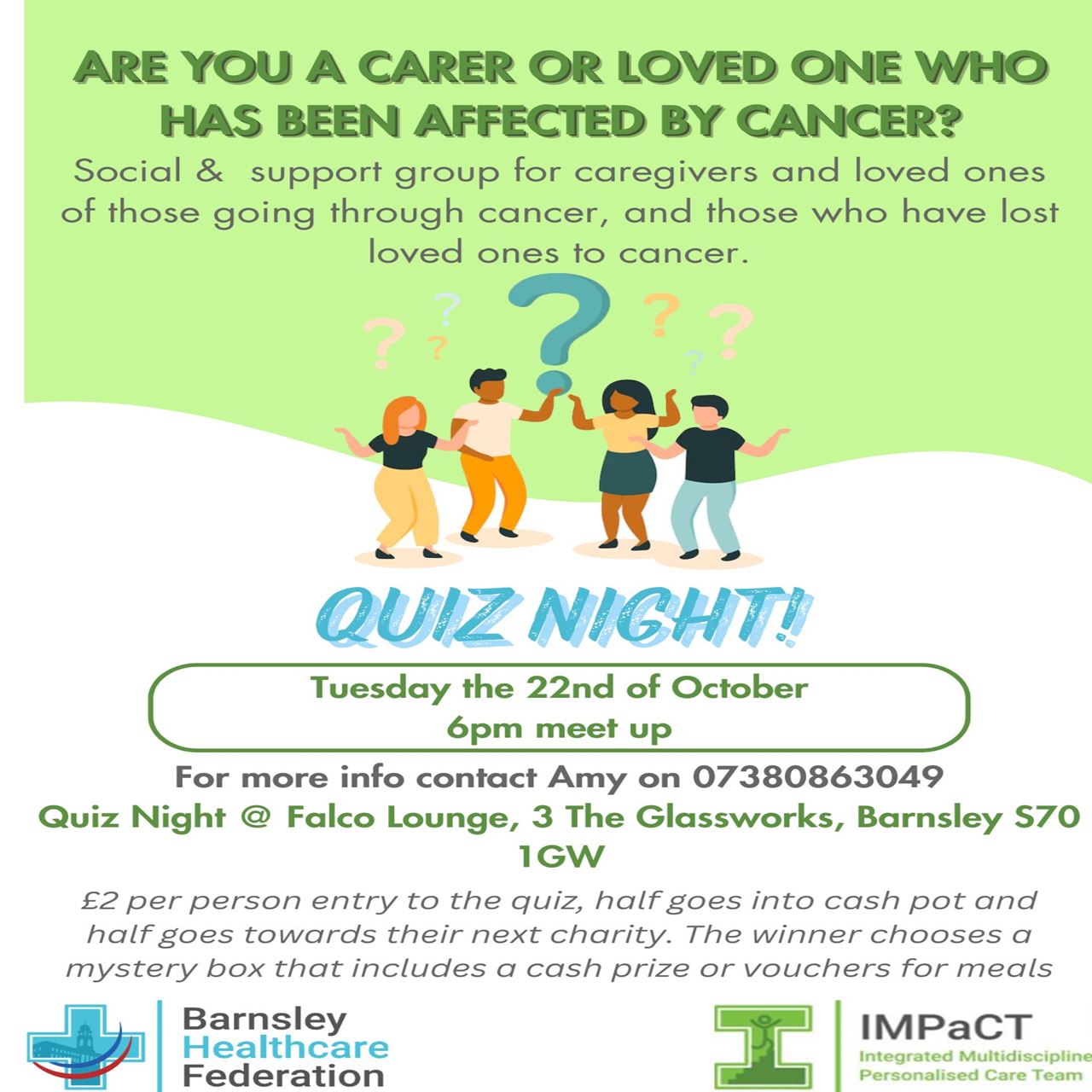 Cancer Carers quiz night